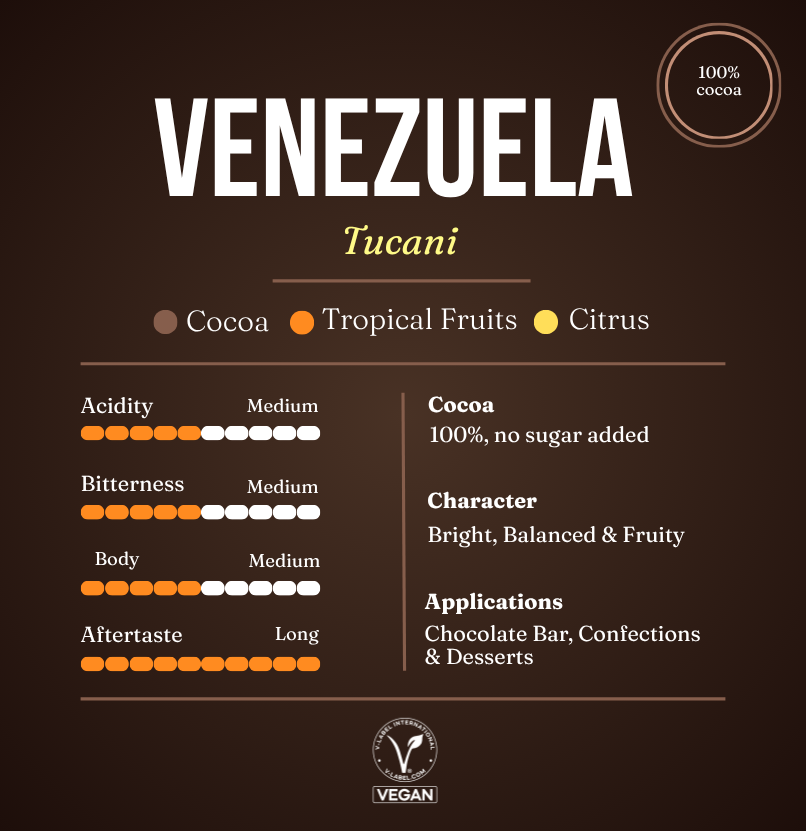 Chocolate Mass Venezuela Tucani 100% 1 Chocolate Mass Venezuela Tucani 100%