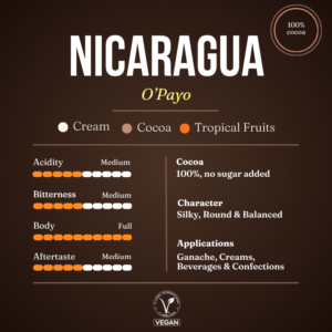 Chocolate Mass Nicaragua O'Payo 100%