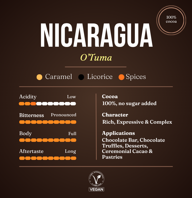 Chocolate Mass Nicaragua O'Tuma 100% 1 Chocolate Mass Nicaragua O'Tuma 100%